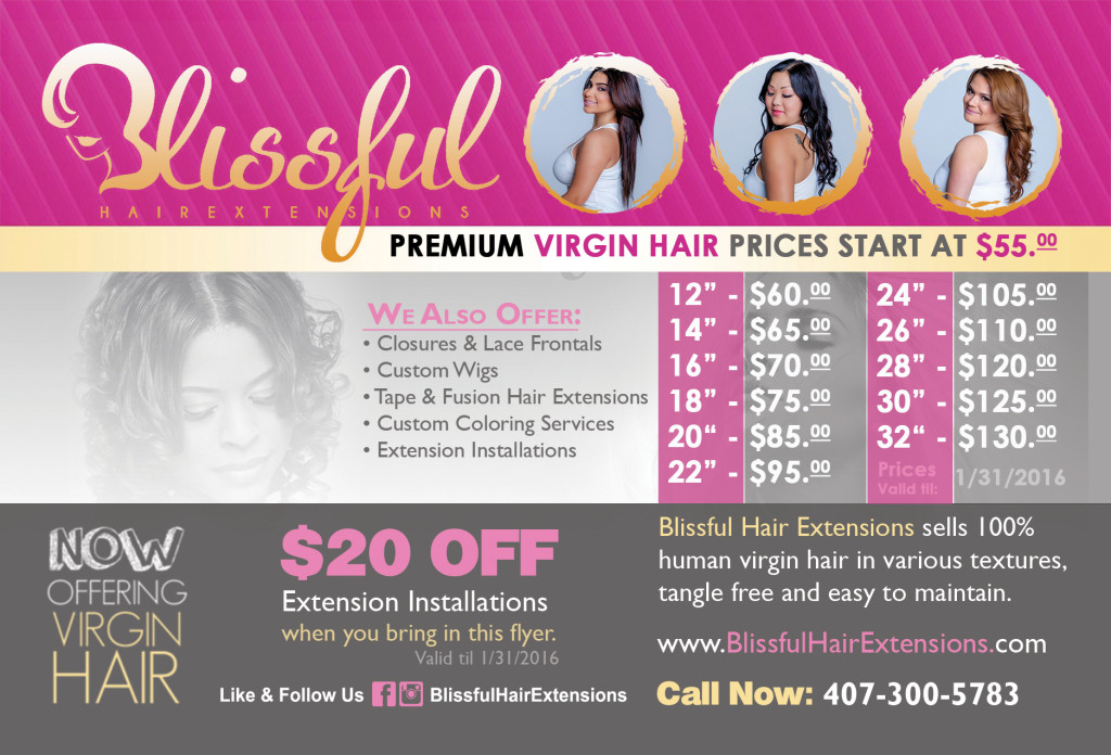 Blissful Hair Extensions Flyer 1 1024x696